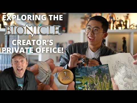 Uncovering LEGO History in Bionicle Creator Christian Faber's Private Office!