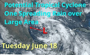 Tuesday video update on Potential Tropical Cyclone One (#PTC1), spreading heavy rains and flooding risks to #Texas, and #Mexico | Tropical Tidbits