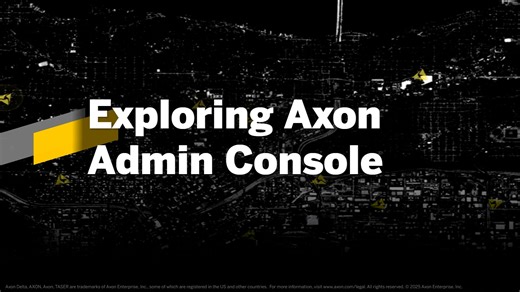 Exploring Axon Admin Console