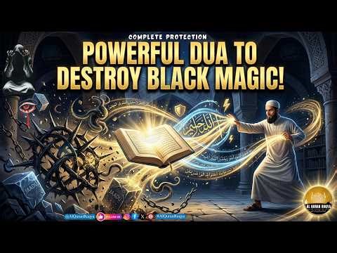 Powerful Dua to Destroy Jaadu 🛡️ Ruqyah Shariah for Black Magic & Witchcraft ⚡Complete Protection.