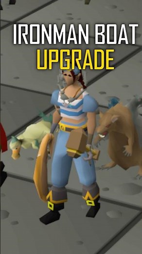 Ironman Sailing Boat Progression #OSRS #shorts