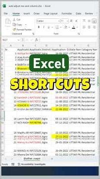 Adjust Entire Excel Data in Seconds 😱 | Must-Know Excel Shortcut