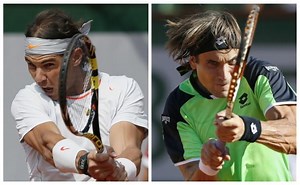French Open : The two Spanish Matadors :Nadal wins in three straight sets.