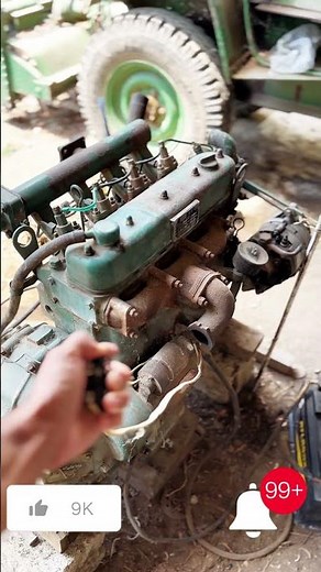 old engine startup #shortsvideo #shorts