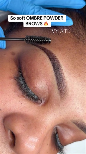 So soft OMBRE POWDER BROWS 🔥 Last up for yearsss - [ ] ✅Brows healed will be lighter 20-30%, depending on type of skins - [ ] ✨Brows will need 2 sessions to archive a good color retention - [ ] ______________________________ - [ ] ✅To book your appointment please DM us for more Info - [ ] 📍Located: Atlanta GA #ombrebrows #naturalbrows #atlanta #pmuartist #foryoupage
