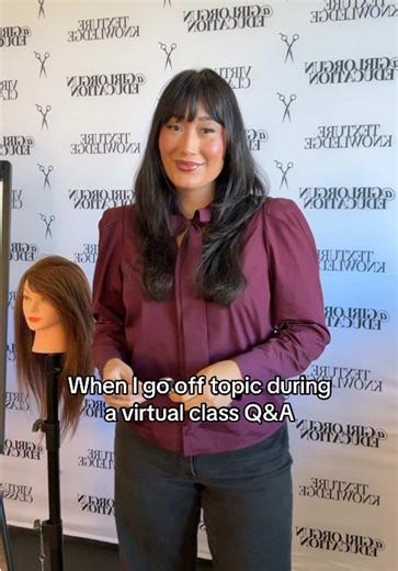 LOL silly me 🤣 My next virtual class is in February! Link in bio 🔗 #hairstylisteducation #hairsalonissues #haircuttutorial #beautyschool #hairstylistsoftiktok