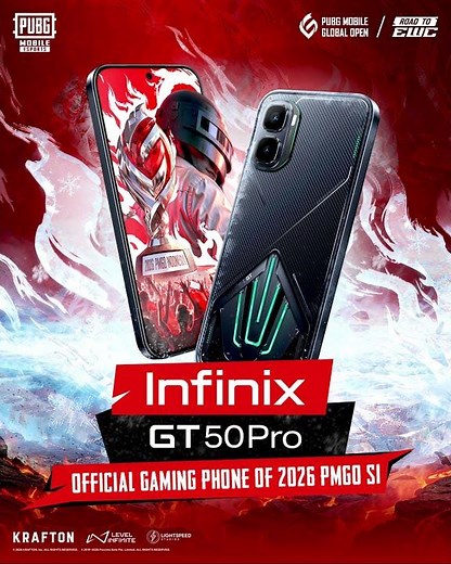 Infinix | GT 50 Pro | Official Gaming Phone of the 2026 PMGO S1