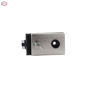 [Hot Item] Aluminum Frameless Glass Door Lock for Commercial and Residential