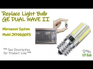 DIY: Replace Microwave Light Bulb (GE Dual Wave II)