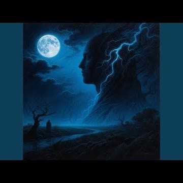 Shadows Beneath Electric Moonlight