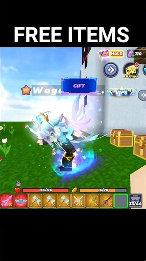 How to get free items in blockman go skyblock🤑🔥||#shorts #viral #blockmango #skyblock