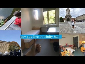 Trinity Halls room tour ! Trinity College Dublin student accommodation