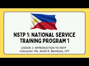 NSTP1: Lesson 1 - Introduction to NSTP | Ms. Airah R. Bombase, LPT