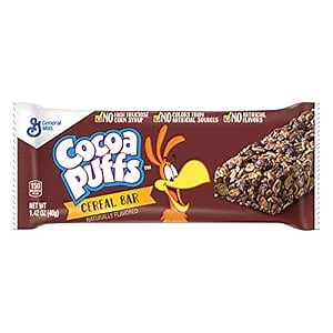 Cocoa Puffs Cereal Bar, 1.42 Oz (Pack of 96)