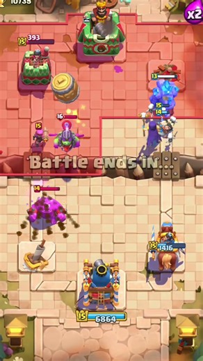 Most Intense Clash Royale Game Ever 🔥 3 Crown #Shorts #Gaming