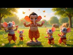 Ganpati Bhakti Fusion 2025 | Powerful 3D Ganesha Songs Mashup with Divine Visuals