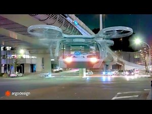 Argo Design - Autonomous Medical Ambulance Drone Simulation [720p]