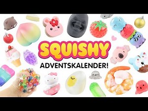 SQUISHY ADVENTSKALENDER!!! Magnetische Squishies! Süße Kawaii Deko & Spielzeug! Deutsch