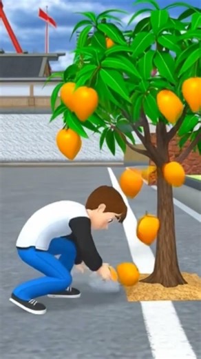A boy plucked a mango and ran away #sakuraschoolsimulator #sakura #funny #squidgame #yutadanmio