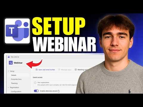 How To Set Up A Webinar In Microsoft Teams (Tutorial 2026)