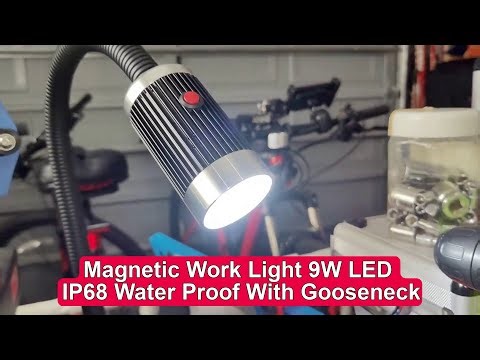 Is This The Best Magnetic Waterproof LED Work Light With Goose Neck? Unboxing & Full Review