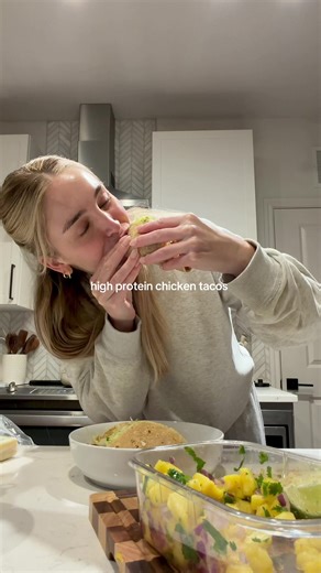 High Protein Homemade Chicken Tacos Recipe