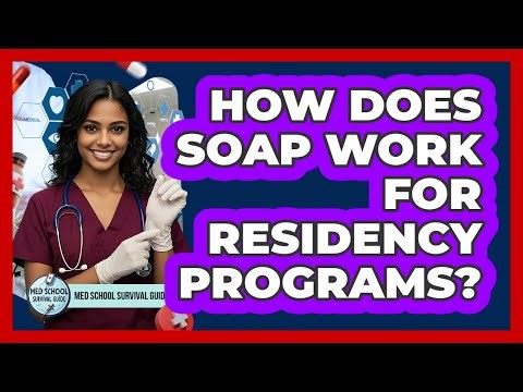 How Does SOAP Work For Residency Programs? - Med School Survival Guide