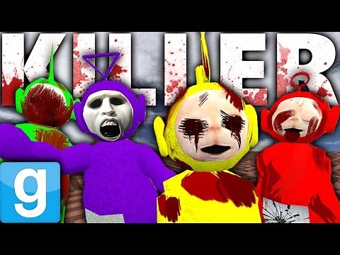 KILLER TELETUBBIES?! | Garry's Mod Murder Maze Challenge