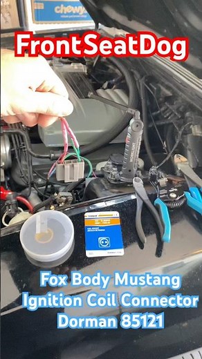 Fox Body Mustang Ignition Coil Wiring Harness #car #fix #tips #tricks #mustang #frontseatdog #howto