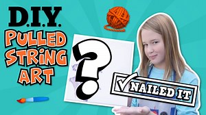 So many of you requested this! We tried the super simple, yet incredibly cool looking, pull string painting. Watch this before you try it! #NailedIt | Craftbusters