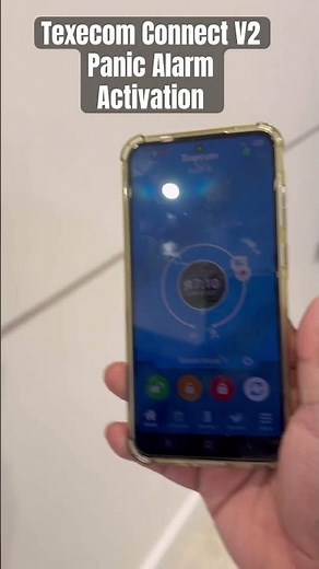 Texecom Connect V2 App Panic Alarm Activation