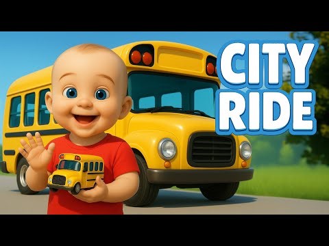 Wheels on the Bus – City Ride Song for Kids