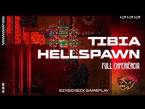TIBIA - Hellspawn Hunting Solo - Elite Knight level 150 +