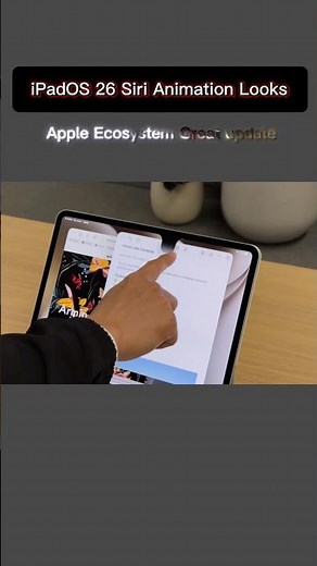 iPadOS 26 Siri Animation Looks Incredibly Smooth 🤖✨ | Apple WWDC 2026