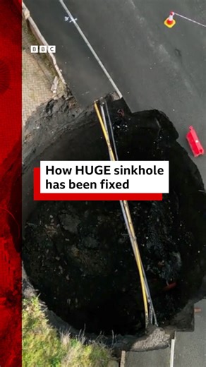 337K views · 1.1K reactions | Fixing a sinkhole that opened up at the bottom of the driveway of Love Island star Liam Reardon has been described as as the "biggest engineering job in south Wales" in 2025. Read more: https://www.bbc.co.uk/news/articles/cdr61meyprmo | BBC Wales News | Facebook