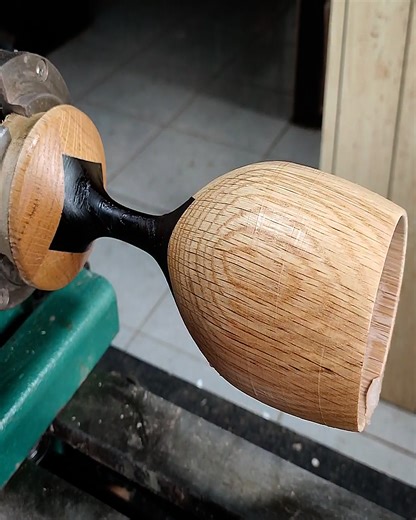 598K views · 1.6K reactions | Woodturning Oak Goblet | DIY & Crafts | Facebook