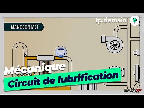Complete Course of the Lubrication Circuit of an Engine
