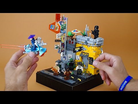 LEGO TIMELAPSE: Sci-Fi Underworld / Cyberpunk 2077 MOC
