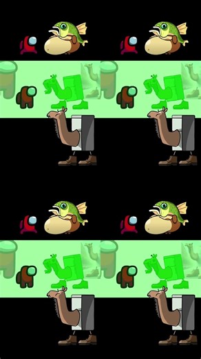 Mini Crewmate Kills Italian Brainrot Characters - Part 1-4 | Among Us