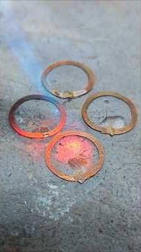 How To Make Gold Hoop Earrings 💥 | jewelry design | Earrings Making #craft #shorts #goldhoops #gold