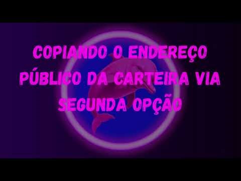 Aula 2 Como copiar e colar o endereço público da carteira Coinbase Wallet no computador