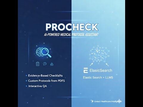 Meet ProCheck – Your Smart Medical Protocol Companion (Elastic + LLMs)