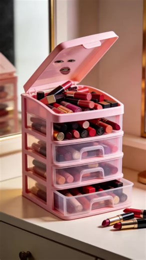 Creative Lipstick Storage Solutions Using Everyday Containers