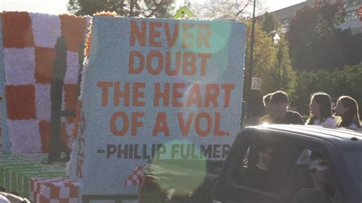 Check out these UT Homecoming floats!