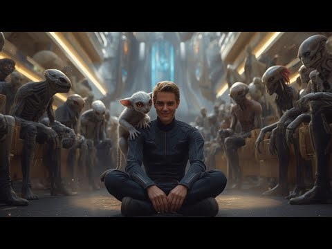 “Human Becomes Alien Cub’s Favorite ‘Climbing Tree’ 🧍‍♂️🦎 | Heartwarming Sci-Fi Academy Moment”