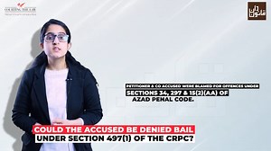 1.1K views · 67 reactions | In what circumstances the bail of accused could be denied under section 497(1) of the CrPC? Watch Complete Episode 30 of #weeklycaselawbulletin at: https://youtu.be/ZRwZLqnnRe0 #Qanoondan #CourtingTheLaw #weeklycaselawbulletin | The Legal Diaries | Facebook