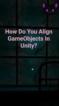 How do you align objects?#game #games #indiedev #horror #furry