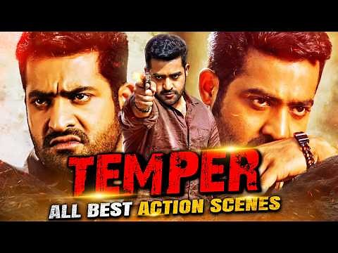 Temper All Best Action Scenes | Jr NTR Powerful Mass Fight Scenes | Hindi Dubbed Action