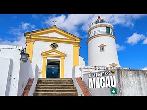 I Visited the Oldest European Lighthouse in the Far East: Exploring Macau's Guia Fortress【4K HDR】