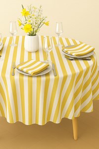 Striped Cotton Tablecloth With 12 Different Colors, Durable and Stylish Dining Accessory, Spring Tablecloth, Kitchen or Home Decor Gift - Etsy